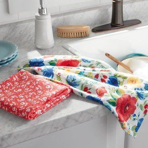 The Pioneer Woman Delaney Floral 2-Piece Kitchen Towel Set